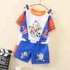 Ultraman Boys' Summer Set 2023 New Style Children's clothing, summer short-sleeved boys' casual children's trend Item Picture